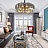 Люстра RH Harlow Crystal Round Chandelier 4 плафона  фото 8