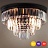 1920s Top Odeon Glass Fringe Chandelier 40 см   фото 5