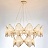 Люстра Ritz Crystall Leaf Chandelier 24 плафонов Серебро (Хром) фото 4