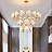 Люстра Ritz Crystall Leaf Chandelier 15 плафонов Серебро (Хром) фото 14