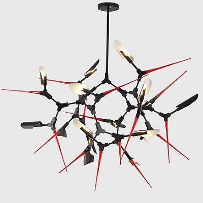 Люстра Red Spikes Chandelier  фото 1