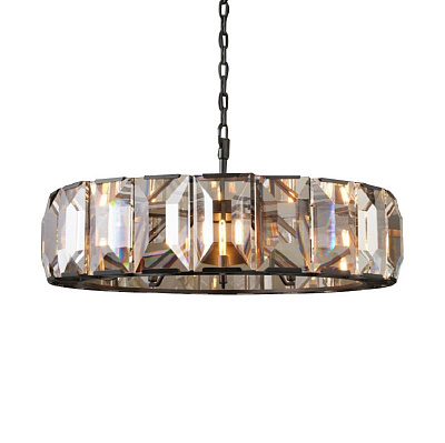 Люстра RH Harlow Crystal Round Chandelier 4 плафона   фото 1