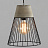 Подвесной светильник Cement Droplight Pendant Light СерыйC фото 3