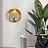 Бра Ginger & Jagger Pearl WALL LAMP round gold Черный фото 8