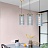 Люстра Gray Glass Pendant Lamp 1 плафон  фото 8