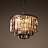 1920s Odeon Glass Fringe Chandelier Smoke (S) - 3 rings фото 3