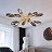 Подвесная люстра Hammerton Aalto Oval Starbust Chandelier 60 см  фото 7