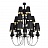 Metalarte Josephine Queen 9.6.3 Chandelier Черный фото 6