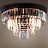 1920s Top Odeon Glass Fringe Chandelier фото 4