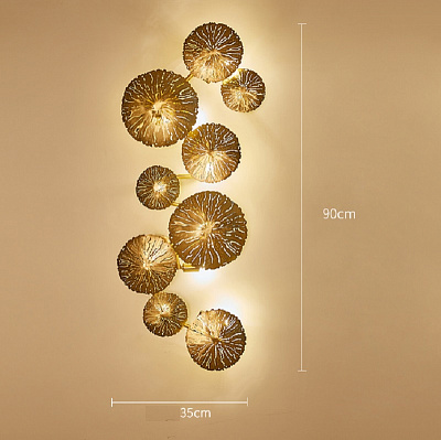 Дизайнерское бра Space Copper Luxury Wall Lamp  фото 1