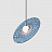 Подвесной светильник Stone Disc Haning Pendant Красный фото 4