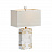 Настольная лампа Table lamp White gold фото 3